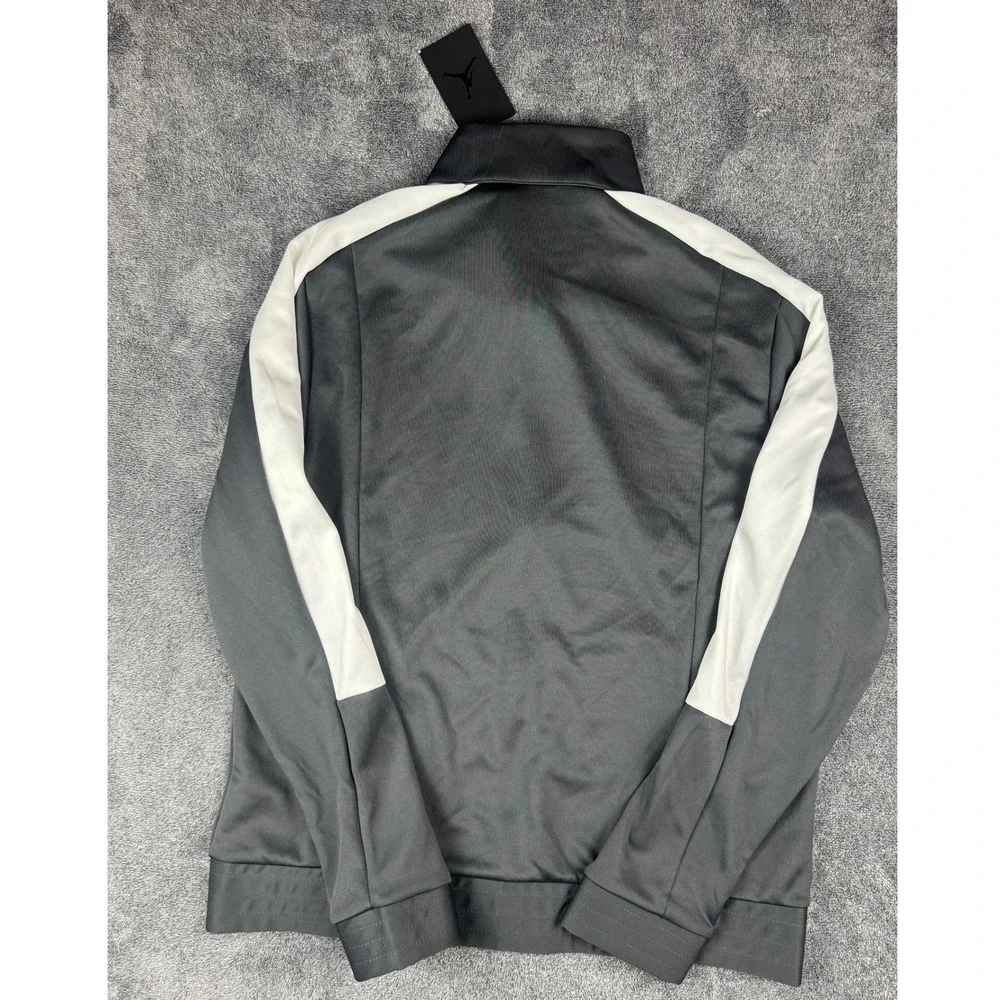 Nike Air‎ Jordan Jumpman Full Zip Training Jacket Gray White Mens L NWT